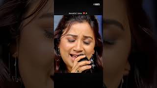 Beautiful Voice ❤️✨ shreyaghoshal dagabaazre indianidol15 [upl. by Alyakcim]