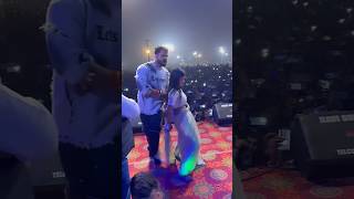 Khesari Lal और Priya Sohani का स्टेज तोड़ डांस viralvideo khesari trending khesarilalyadav [upl. by Hoag]