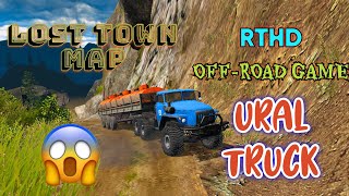 Rthd offroad gameplay  URAL truck lost town map rt and xp review  gaming rthd offroad [upl. by Koziarz]