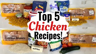 5 TASTY CHICKEN RECIPES  EASY CHICKEN DINNER IDEAS  SIMPLE amp QUICK MEALS MADE EASY  JULIA PACHECO [upl. by Aham170]