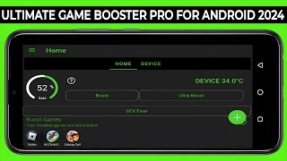 How To Use Ultimate Game Booster PRO For Android 2024 [upl. by Ainafetse320]