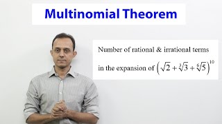 Multinomial theorem SE2 No of rationalirrational terms in 21231351610 [upl. by Fabrin]