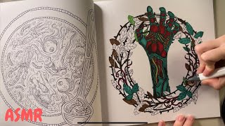 ASMR coloriage Zombie  Un Zombie prend vie 🧟 [upl. by Noleta350]