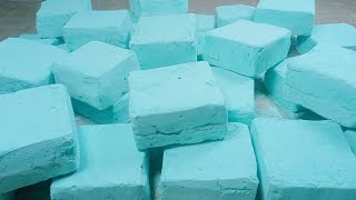 Gym chalk crispy blocks  Crunchy  crushing  Oddly Satisfying  ASMR [upl. by Chandless]