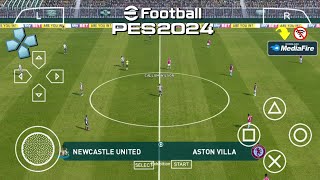 Play eFootball PES PPSSPP 2024 Android Camera PS4 Best Graphics amp Full Update [upl. by Vihs]