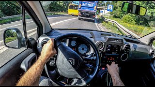 Citroen Berlingo II  POV Test Drive 549 Joe Black [upl. by Yentihw]