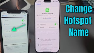 iPhone 16 ProMax How to change Hotspot name [upl. by Sosthena263]