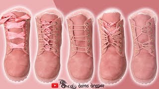 5 Formas divertidas de atar tus agujetas o cordones para botas [upl. by Clippard]