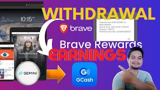 HOW TO WITHDRAW BRAVE REWARD EARNINGS TO GCASH [upl. by Nereids]