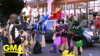 Mardi Gras kicks off in New Orleans l GMA [upl. by Hadden222]