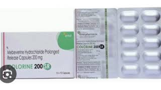 COLORINE 200 SR Capsules Mebeverine Hydrochloride Prolonged Release Capsules 200 mg [upl. by Tudela]