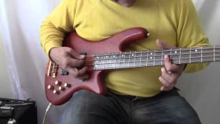 Schecter Studio8 eight string bass goes experimental [upl. by Dnomaid]