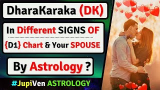 DARAKARAKA DK IN DIFFERENT SIGNS  DARAKARAKA PLANET DK FUTURE SPOUSE ASTROLOGY  DARAKARAKA [upl. by Repotsirhc]