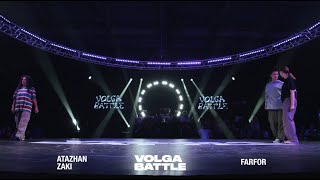 Volga Battle 1  Final HipHop 2x2  Atazhan amp Zaki VS Farfor [upl. by Auqenat526]