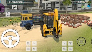 Loaded The Drum Into The Truck By Jcb  Indian Vehicle Simulator 3d Game [upl. by Tenenbaum]