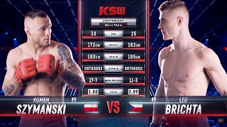 KSW Free Fight Leo Brichta vs Roman Szymanski [upl. by Graff]