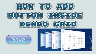 Kendo UI Grid Part3 Create Button inside Grid [upl. by Ysle]