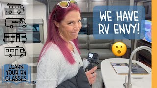 🤷 FIND THE RIGHT RV FOR YOU  DIFFERENT RV TYPES  CHARLOTTE RV SHOW  FULLTIME RV LIVING [upl. by Kotta]