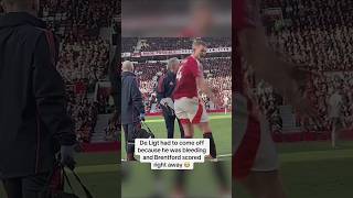 Matthijs de Ligt Reaction says it all 😂 manchesterunited [upl. by Linette591]