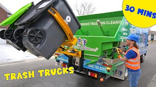 Trash Truck video for Children  Garbage Trucks for Kids [upl. by Ilatfan995]