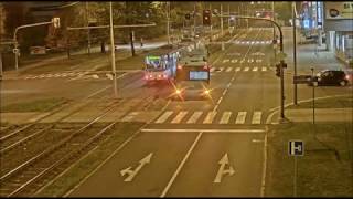 STŘET AUTOBUSU A TRAMVAJE V OSTRAVĚ ZACHYTILY KAMERY [upl. by Zeiler]