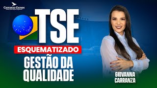 TSETRE Unificado  Gestão da Qualidade Esquematizado  Prof Giovanna Carranza [upl. by Ofella200]