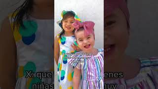 Como ven estas nias ivanna amanda familia parati viral traviesa [upl. by Ainehta]