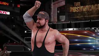 WWE 2K18  Bushwhacker Luke Entrance [upl. by Islean]