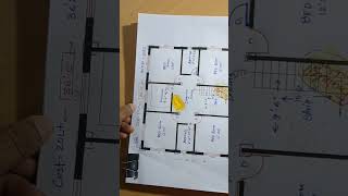 30 x 36 fit best house plan homedesign home construction houseplan shortsvideo [upl. by Yonita]