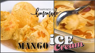 mango ice cream recipehome made ice creamice cream recipe short shorts shortmangoicecreamrecipe [upl. by Idid]