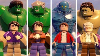 HulkTransformationStanleeABombHulkA AOU  Lego Marvels Avengers [upl. by Maximilianus]