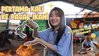 PERTAMA KALI KE PASAR IKAN BELI IKAN HIU😍🦈 [upl. by Roseanna]