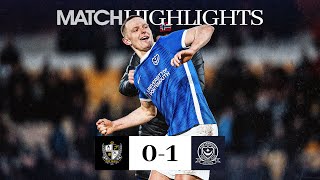 COLBY FROM 12 YARDS 🎯  Port Vale 01 Pompey  Highlights [upl. by Bainbridge]