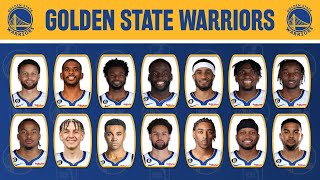 Golden State WARRIORS New Roster 20232024 Player Lineup Profile Update as of October 5 [upl. by Ertnom429]