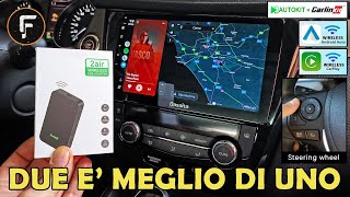 CarlinKit 2Air 50 Adattatore USBWireless per CarPlay ed Android Auto 💪 Recensione [upl. by Enaasiali]