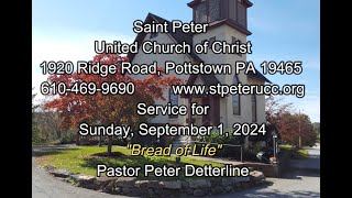 St Peter UCC September 1 2024 Service [upl. by Ahsias812]