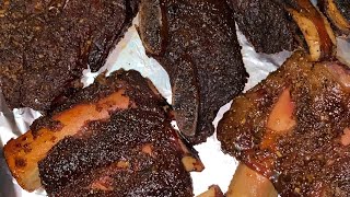 Beef Chuck Riblets Flanken Ribs Chuck Steak from Walmart  Pellet Grill Management [upl. by Anaujat]