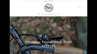 Thumbster Friction thumb shifter produced by FRXBL [upl. by Didi39]