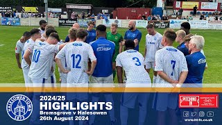 HIGHLIGHTS  Bromsgrove v Halesowen 260824 [upl. by Clute]