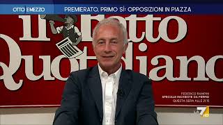 Premierato la battuta di Travaglio quotSembra chiù pilu per tutti un uomo solo al comandoquot [upl. by Gui337]