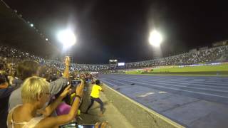 Usain Bolt last sprint in Kingston [upl. by Oren]