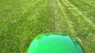 John Deere X728 Mowing with 62quot Deck [upl. by Hgielrebmik842]