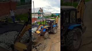 МТЗ погрузчик agriculturefarming automobile agriculturalindustry agrimachines funny farming [upl. by Inal]