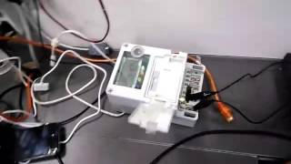 smart prepaid energy meter with GPRS communication [upl. by Rehtae951]