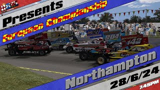 BriSCA F1 European Championship Northampton Tarmac [upl. by Zetram]