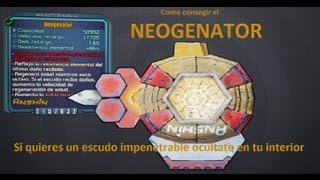 Borderlands 2 Guía de armas legendarias el Neogenator Si quieres un escudo ocultate´´ [upl. by Bhayani]