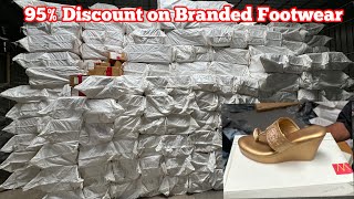 Vijaynagar Bangalore  Wholesale Surplus Stock  Courier Avl footwear women flat heels branded [upl. by Gaiser]