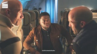 Fast and Furious Hobbs and Shaw Air Marshal scene HD CLIP [upl. by Ecnesse531]