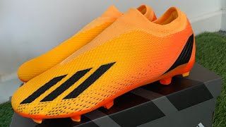 Adidas X Speedportal3 Laceless Firm Ground Boots  Unboxing Video [upl. by Lrae222]