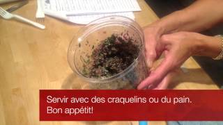 Recette Tupperware Facile de Tapenade aux olives mélangées [upl. by Eirlav]